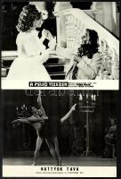 cca 1987 előtt, külföldön készült filmek egy-egy jelenete, 15 db produkciós filmfotó, ezüst zselatin...