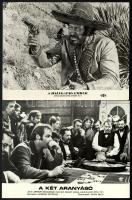 cca 1986 előtt, külföldön készült WESTERN filmek egy-egy jelenete, 11 db produkciós filmfotó, ezüst ...