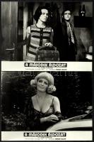cca 1980 előtt készült ,,A második áldozat című csehszlovák film jelenetei és szereplői, 13 db produkciós filmfotó, ezüst zselatinos fotópapíron, a használatból eredő (esetleges) kisebb hibákkal, 18x24 cm