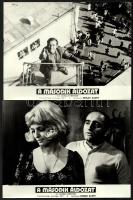 cca 1980 előtt készült ,,A második áldozat" című csehszlovák film jelenetei és szereplői, 13 db...