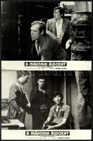 cca 1980 előtt készült ,,A második áldozat" című csehszlovák film jelenetei és szereplői, 13 db...