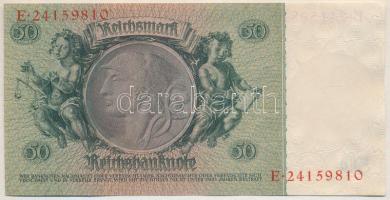 Német Harmadik Birodalom 1933. 50M "E 24159810" T:I,I- German Third Reich 1933. 50 Mark (9...