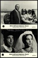 cca 1965 ,,Becsületbeli ügy" című olasz film jelenetei és szereplői, 13 db produkciós filmfotó,...