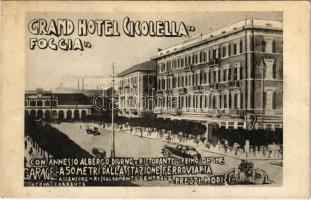 1931 Foggia, Grand Hotel Cicolella / Italian hotel advertisement (glue marks)