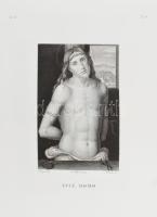 Cca. 1840. A. Galzi: Ecce Homo.Rézmetszet, papír. Ázási nyomokkal. 31x22 cm