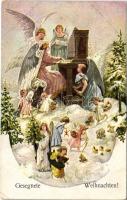 Gesegnete Weihnachten! / Karácsonyi üdvözlet / Christmas greeting. K. Ph. W. II. 1048. (EK)
