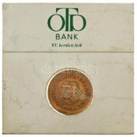 1946. 2f Cu-Zn "OTP Bank XV. kerületi Fiók / Forint Történeti Kiállítás emlékére 1996" pap...