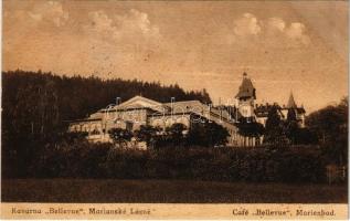 1924 Marianske Lazne, Marienbad; Kavárna Bellevue / Café Bellevue (EK)