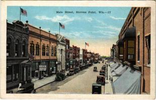Stevens Point (Wisconsin), Main Street, automobiles, drugstore (EK)
