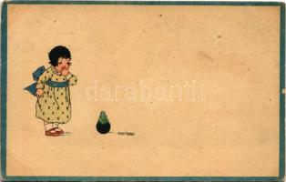 1922 Children art postcard. Serie 11. s: Anny Tekauz (EK)
