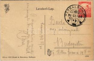 1918 Tátra, Magas-Tátra, Vysoké Tatry; Poprádi-tó és Mahláth menedékház / Poppersee und Majláth-Schu...