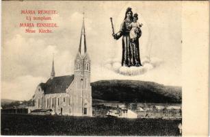 Budapest II. Máriaremete, Mária-Remete; Új templom. Schwarz J. kiadása
