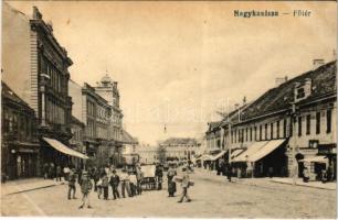 1923 Nagykanizsa, Fő tér, üzletek (EK)