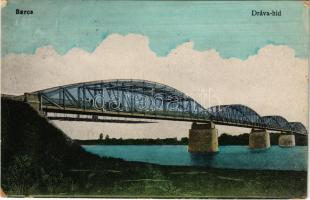 1921 Barcs, Dráva híd (EK)