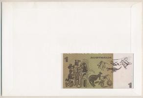 Ausztrália 1982-1983. 1D borítékban, alkalmi bélyeggel és bélyegzéssel T:I Australia 1982-1983. 1 Do...