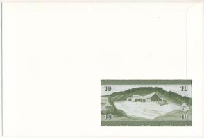 Feröer-szigetek 1949. 10K felbélyegzett borítékban, bélyegzéssel T:I 
Faroe Islands 1949. 10 Kronur...
