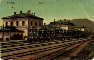 1908 Predeal, Gara / vasútállomás / railway station (EB)