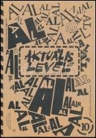 1984 Artpool Letter (AL) 10. szám. Szamizdat művészeti folyóirat egy száma (összesen 11 szám jelent meg). Számos fekete-fehér fotóval. Tűzött papírkötés, jó állapotban.