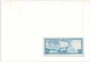 Man-sziget 1979. 50p felbélyegzett borítékban, bélyegzéssel T:I 
Isle of Man 1979. 50 Pence in enve...