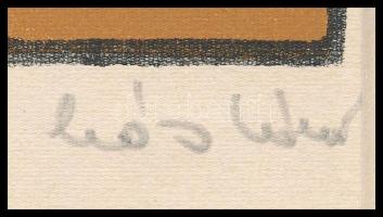 Kós Károly (1883-1977): Városháza. Linómetszet, papír, jelzett a dúcon, kartonra kasírozva, körbevág...