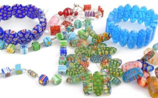 Vegyes Murano karkötő és nyaklánc