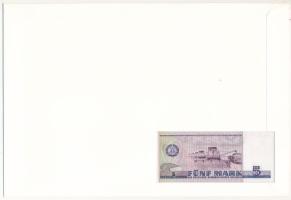 Német Demokratikus Köztársaság 1975. 5M felbélyegzett borítékban, bélyegzéssel T:I 
German Democrat...