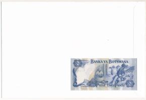 Botswana 1982-1992. 2P felbélyegzett borítékban, bélyegzéssel T:I 
Botswana 1982-1992. 2 Pula in en...
