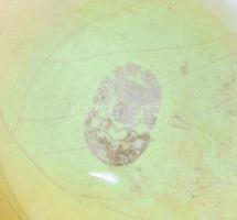 Zsolnay eozin mázas női alakos váza, jelzett, hibátlan, m: 24 cm