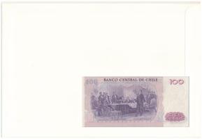 Chile 1983. 100P felbélyegzett borítékban, bélyegzéssel T:I Chile 1983. 100 Pesos in envelope with s...