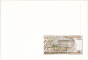 Ausztria 1986. 20Sch felbélyegzett borítékban, bélyegzéssel T:I 
Ausztria 1986. 20 Schilling in env...
