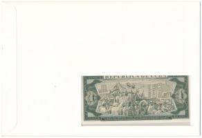 Kuba 1982. 1P felbélyegzett borítékban, bélyegzéssel T:I Cuba 1982. 1 Peso in envelope with stamp an...