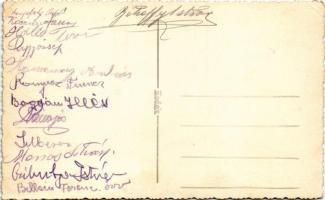 Magyar katonák csoportja / WWII Hungarian military, group of soldiers. photo (EK)