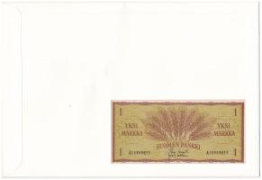 Finnország 1963. 1M felbélyegzett borítékban, bélyegzéssel T:I Finland 1963. 1 Markka in envelope wi...