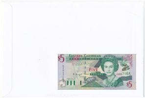 Kelet-karibi Államok/Dominika 1994. 5D felbélyegzett borítékban, bélyegzéssel T:I 
East Caribbean S...