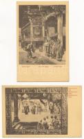 TORNAI GYULA (1861-1928) - 7 db régi japán gésákat ábrázoló képeslap Fischer és Teszák kiadásában. M...