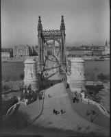 cca 1920 kb 50 db üveg negatív, benne 4 db régi Erzsébet híd, valamint tengerparti és azonosítatlan ...