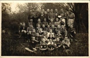 1926 183/II R. 2.0. cserkészcsapat / Hungarian scout camp. photo
