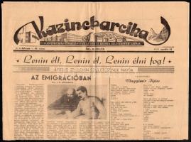 1955 A Kazincbarcika - építkezések és üzemek dolgozóinak lapja