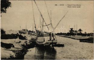 Suez, Canal deau douce / Fresh water canal