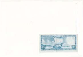 Man-sziget DN (1979) 50p felbélyegzett borítékban, bélyegzéssel T:I 
Isle of Man ND (1979) 50 Pence...