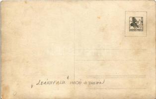 MFTR LEÁNYFALU gőzüzemű oldalkerekes személyhajó / Hungarian sidewheeler passenger steamer. photo (f...