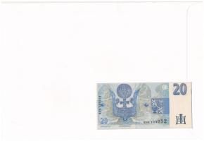 Csehország 1994. 20K felbélyegzett borítékban, bélyegzéssel T:I Czech Republic 1994. 20 Korun in env...