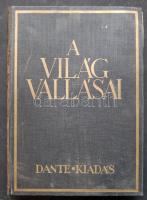 1931 Szimonidesz Lajos: A világ vallásai II. kötet Zsidóság és kereszténység, Dante kiadás, kiadói egészvászon kötés