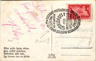 Hortobágy, "Mikor guláslegény voltam..." kottás zenés folklór + 80 pontos alkalmi bélyegzé...