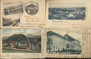 10 db városképeslap 1900-ból