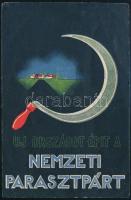 1945 Értesítés hadifogoly ügyben Kiss Margit alsógödi lakos kérésére a válasz megjött, a Nemzeti Par...