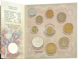 1998. 50f-200Ft (10xklf) forgalmi sor + 1998. 100Ft alpakka "1848-1849. Szabadságharc 150. évfo...