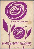 cca 1960 5 db tánczenei kotta