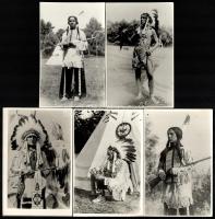 1933 Gödöllő, Jamboree, 8 db fotó, 9×13 cm