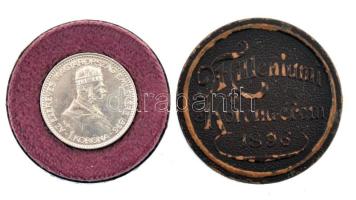 1896KB 1K Ag "Millennium" eredeti barna "Millenniumi Koronaérem - 1896" díszdobo...